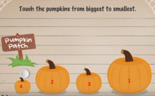 moron-test-tricky-treat-walkthrough-touch-the-pumpkins-from-biggest-to-smallest